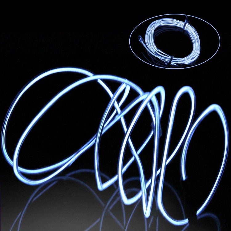 Selling El Glow Wire El Cold Light Wire Mask 1M 2M 3.5M Cold Light Wire Atmosphere Glow Wire - Image 4